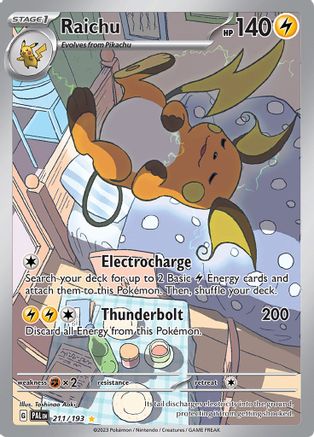 Raichu - 211/193 (211) Holofoil - SV02 Paldea Evolved