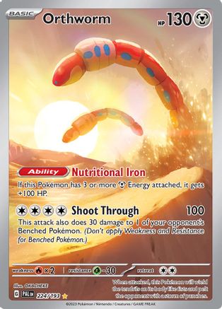 Orthworm (224/193) [Scarlet & Violet: Paldea Evolved] | Silver Goblin