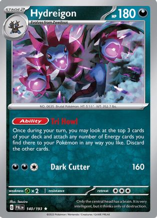 Hydreigon (140/193) [Scarlet & Violet: Paldea Evolved] | Silver Goblin