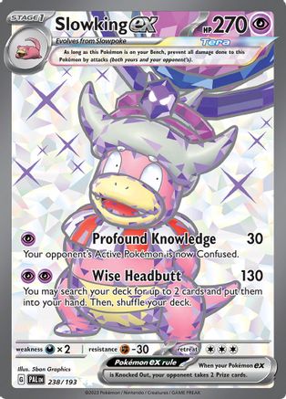 Slowking ex (238) Holofoil - Paldea Evolved