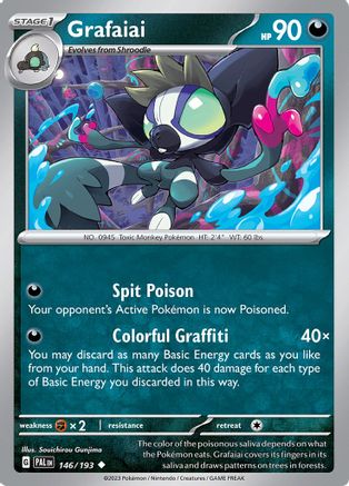 Grafaiai (146/193) [Scarlet & Violet: Paldea Evolved] | Silver Goblin