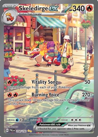 Skeledirge ex (258) Holofoil - Paldea Evolved