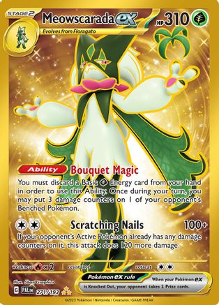 Meowscarada ex - 271/193 (271) Holofoil - SV02 Paldea Evolved