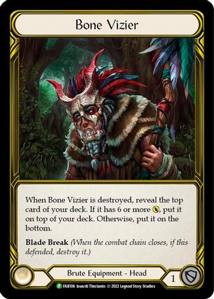 Bone Vizier - FAB106 (FAB106) Cold Foil - Flesh and Blood: Promo Cards