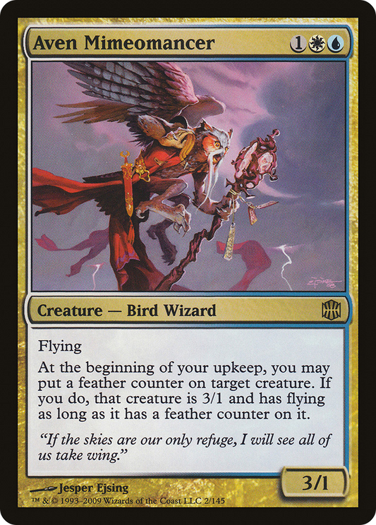 Aven Mimeomancer [Alara Reborn] Foil