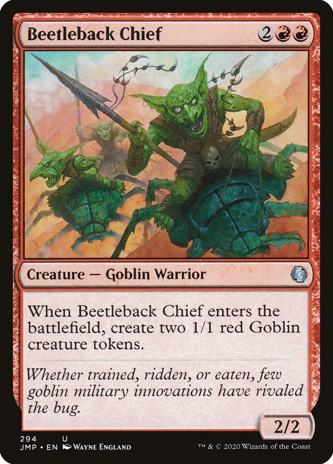 Beetleback Chief [Jumpstart] | Silver Goblin