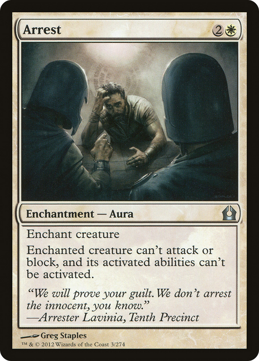 Arrest [Return to Ravnica] Foil