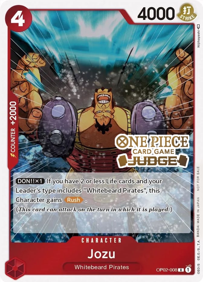 Jozu (Judge) [One Piece Promotion Cards] | Silver Goblin