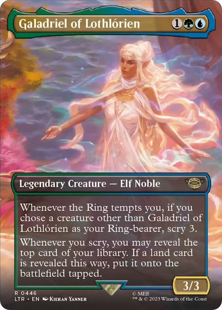 Galadriel of Lothlorien (Borderless Alternate Art) [The Lord of the Rings: Tales of Middle-Earth] | Silver Goblin