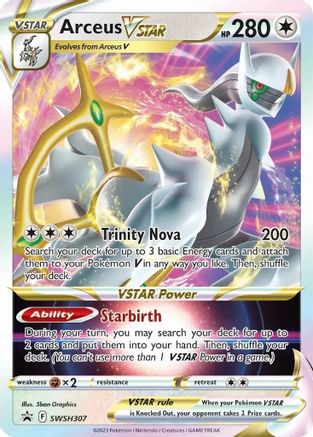 Arceus VSTAR - SWSH307 (SWSH307) Holofoil - SWSH Sword & Shield Promo Cards