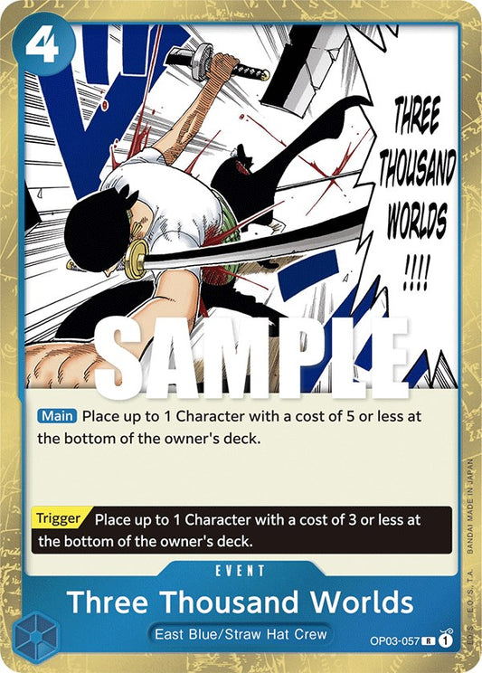 Three Thousand Worlds (OP03-057) Foil