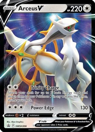 Arceus V - SWSH306 (SWSH306) Holofoil - SWSH Sword & Shield Promo Cards