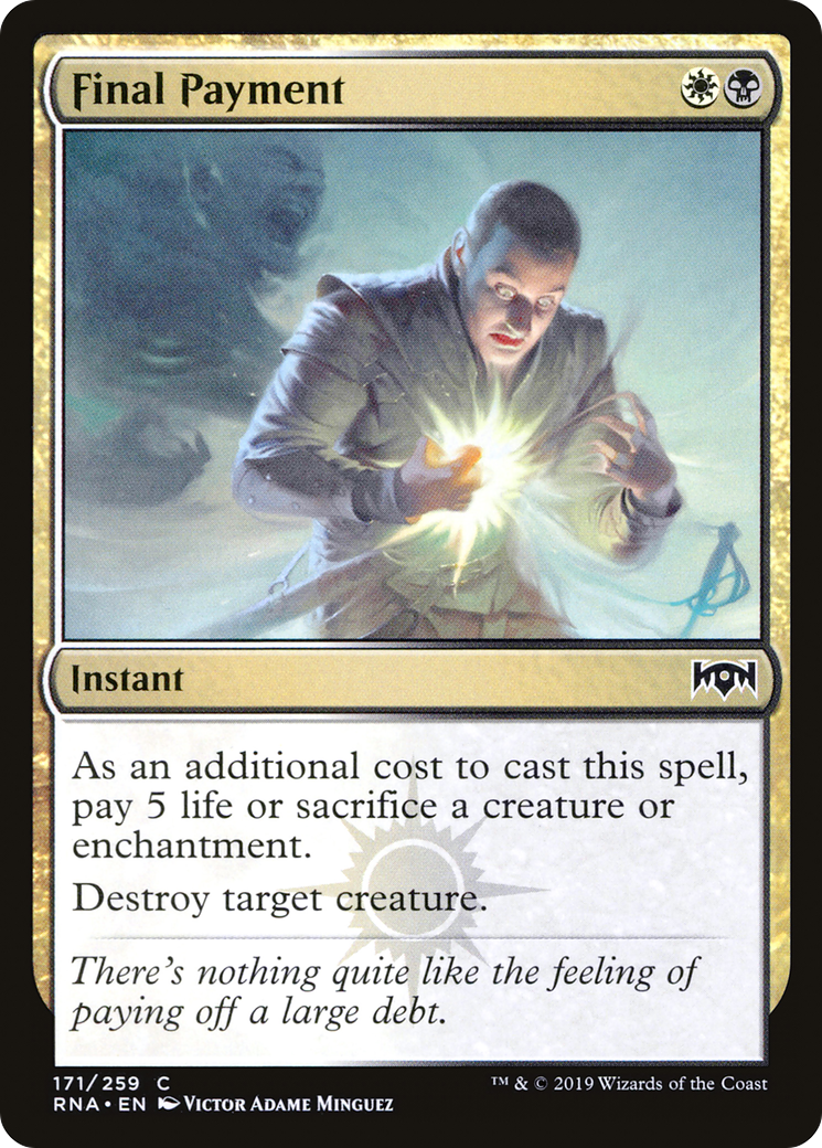 Final Payment [Ravnica Allegiance] Foil