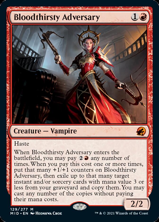 Bloodthirsty Adversary [Innistrad: Midnight Hunt] | Silver Goblin