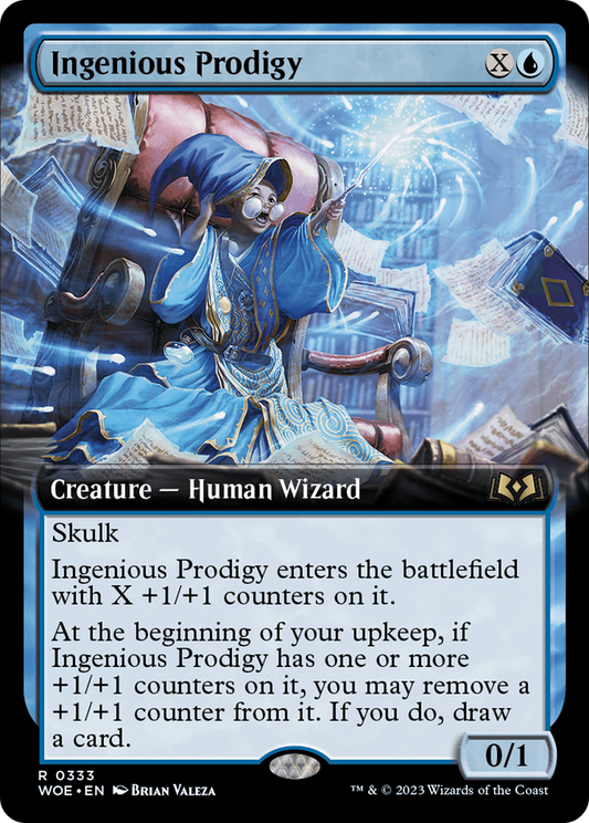 Ingenious Prodigy (Extended Art) [Wilds of Eldraine] Foil