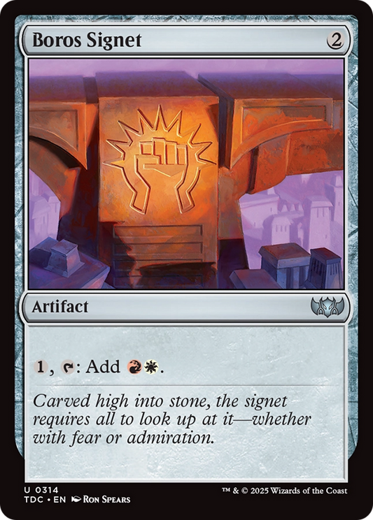 Boros Signet (314) - Commander: Tarkir: Dragonstorm
