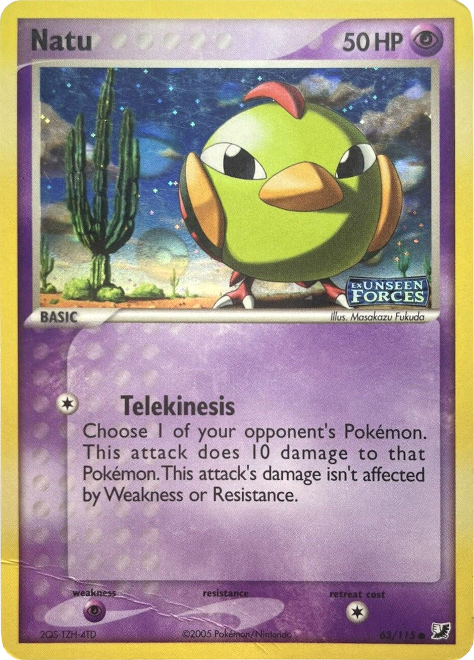 Natu (63/115) (Stamped) [EX: Unseen Forces] | Silver Goblin