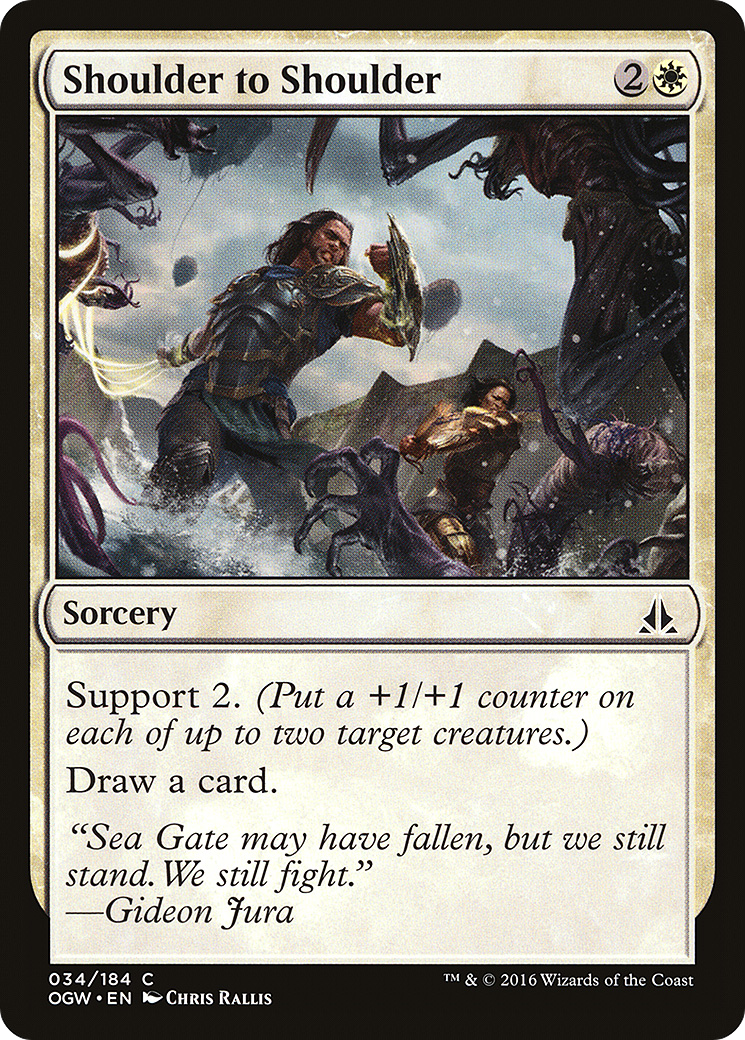 Shoulder to Shoulder (034) Foil - Oath of the Gatewatch