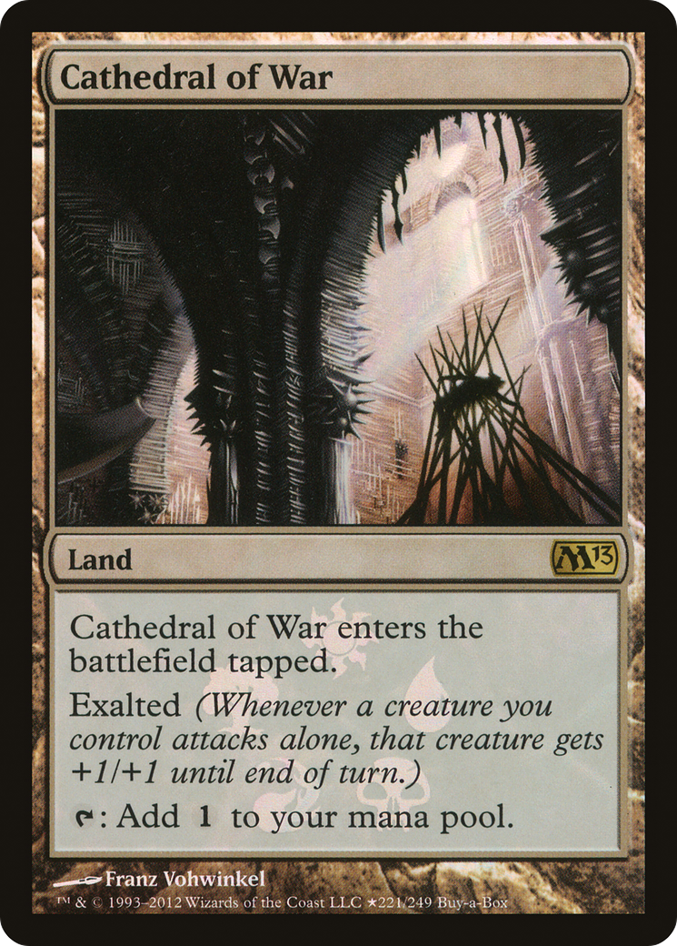 Cathedral of War (Buy-A-Box) [Magic 2013 Promos] | Silver Goblin