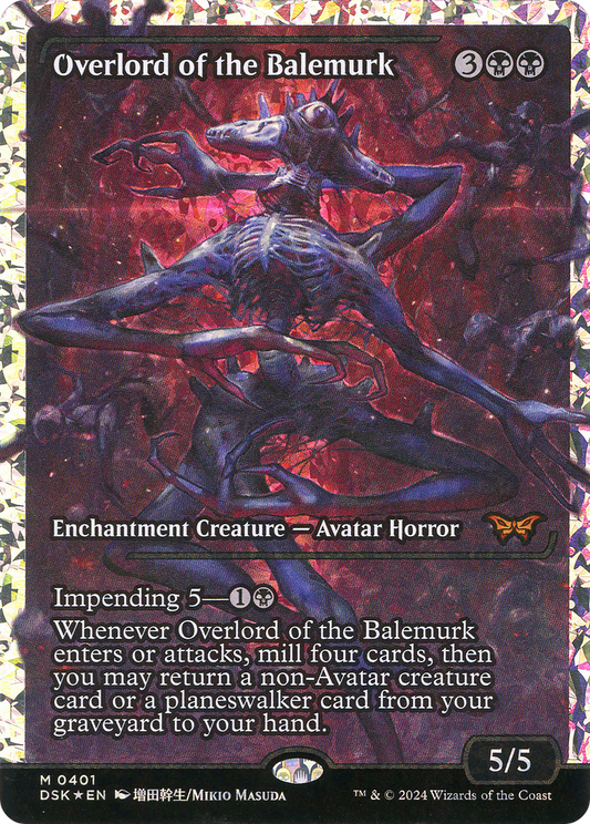 Overlord of the Balemurk: (Showcase) Foil (401)