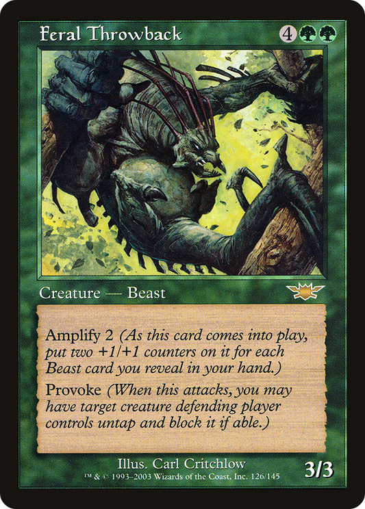 Feral Throwback [Legions] Foil