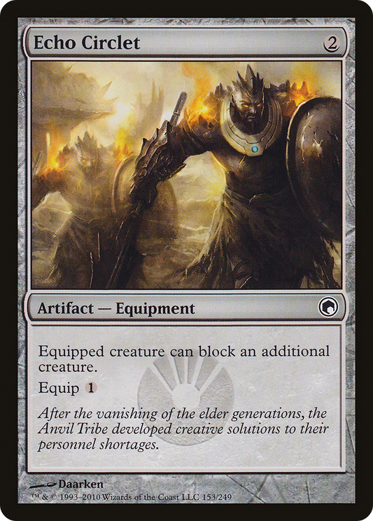 Echo Circlet [Scars of Mirrodin] Foil