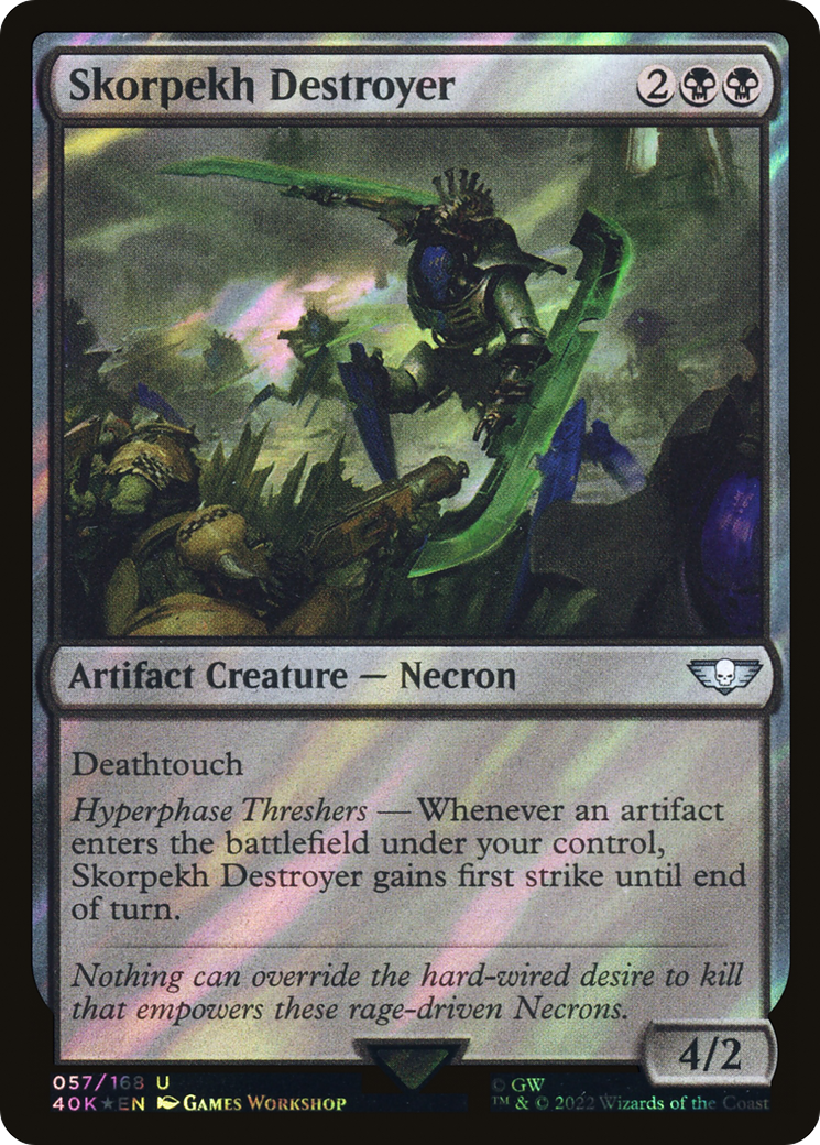 Skorpekh Destroyer (Surge Foil) [Warhammer 40,000]