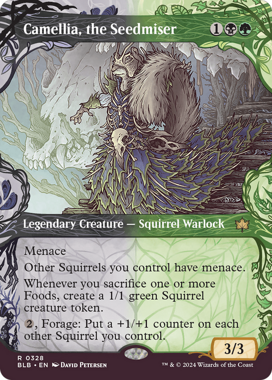 Camellia, the Seedmiser (Showcase) [Bloomburrow] Foil