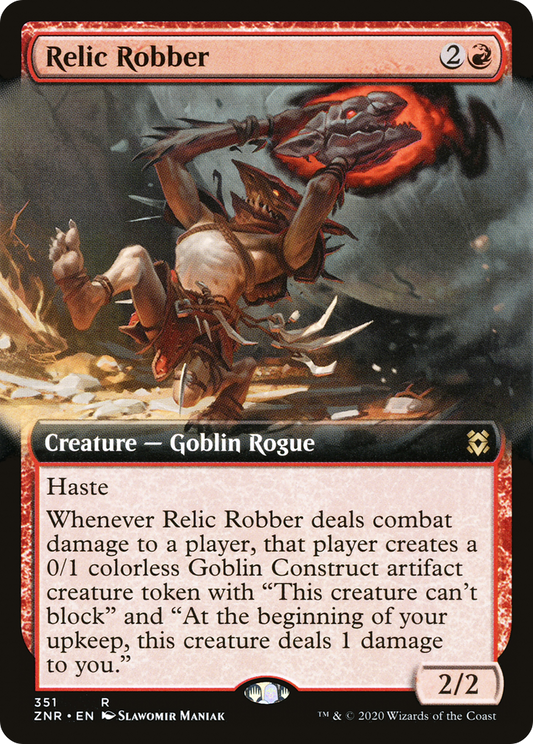 Relic Robber (Extended Art) [Zendikar Rising] Foil