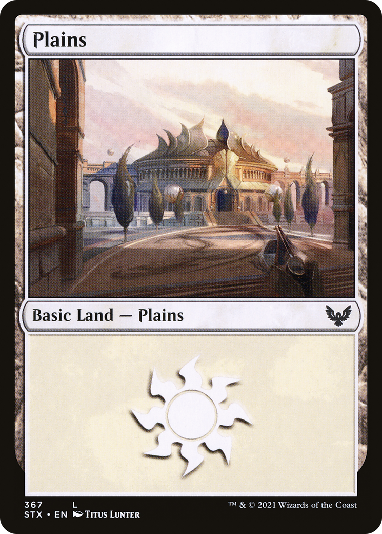 Plains (367) [Strixhaven: School of Mages] Foil
