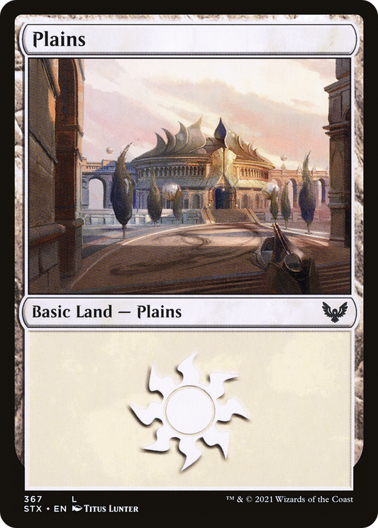 Plains (367) [Strixhaven: School of Mages] Foil