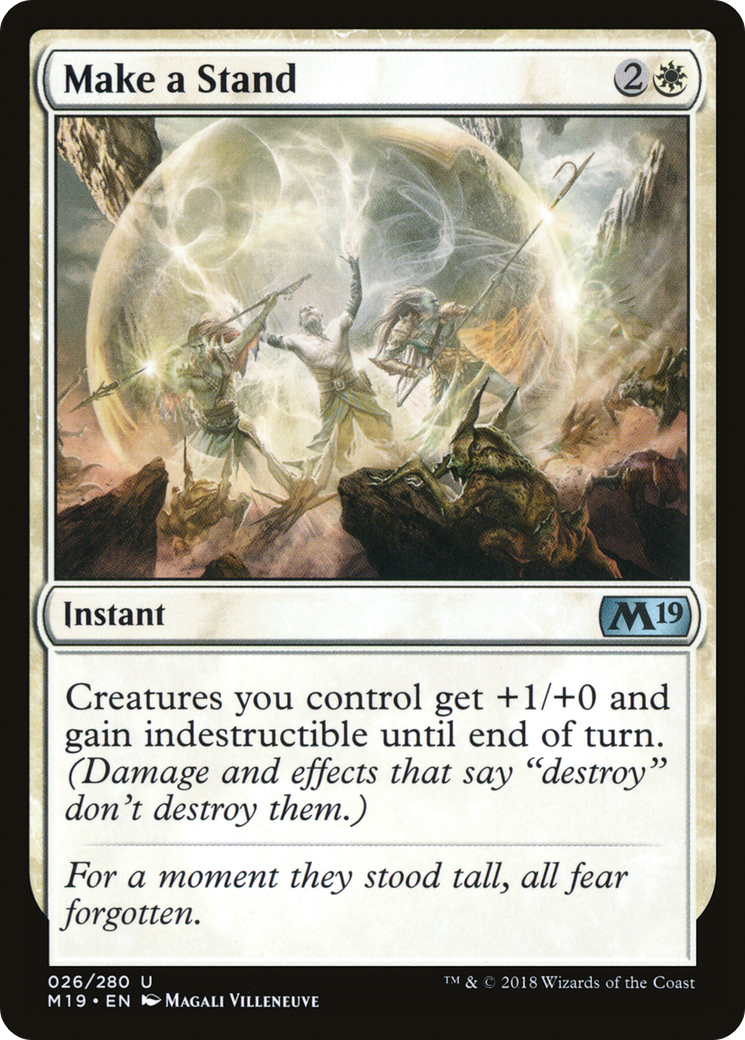 Make a Stand [Core Set 2019] Foil