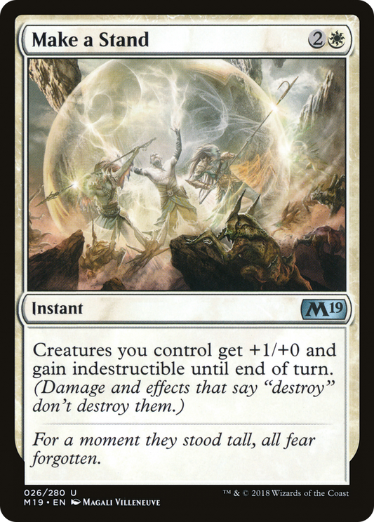 Make a Stand [Core Set 2019] Foil
