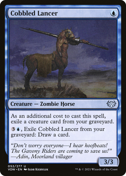 Cobbled Lancer [Innistrad: Crimson Vow] Foil