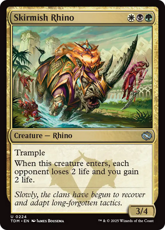 Skirmish Rhino (224) Foil