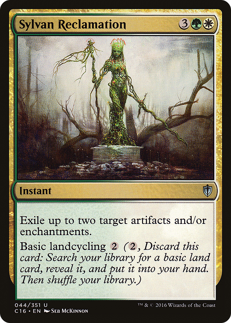 Sylvan Reclamation [Commander 2016] | Silver Goblin