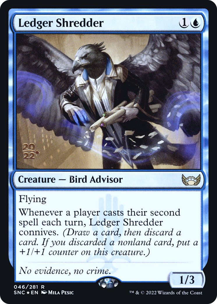 Ledger Shredder (46s) Foil - Streets of New Capenna Promos