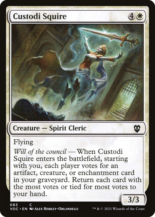 Custodi Squire [Innistrad: Crimson Vow Commander]
