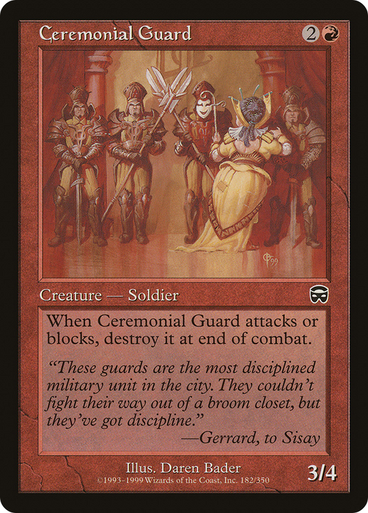 Ceremonial Guard [Mercadian Masques] Foil