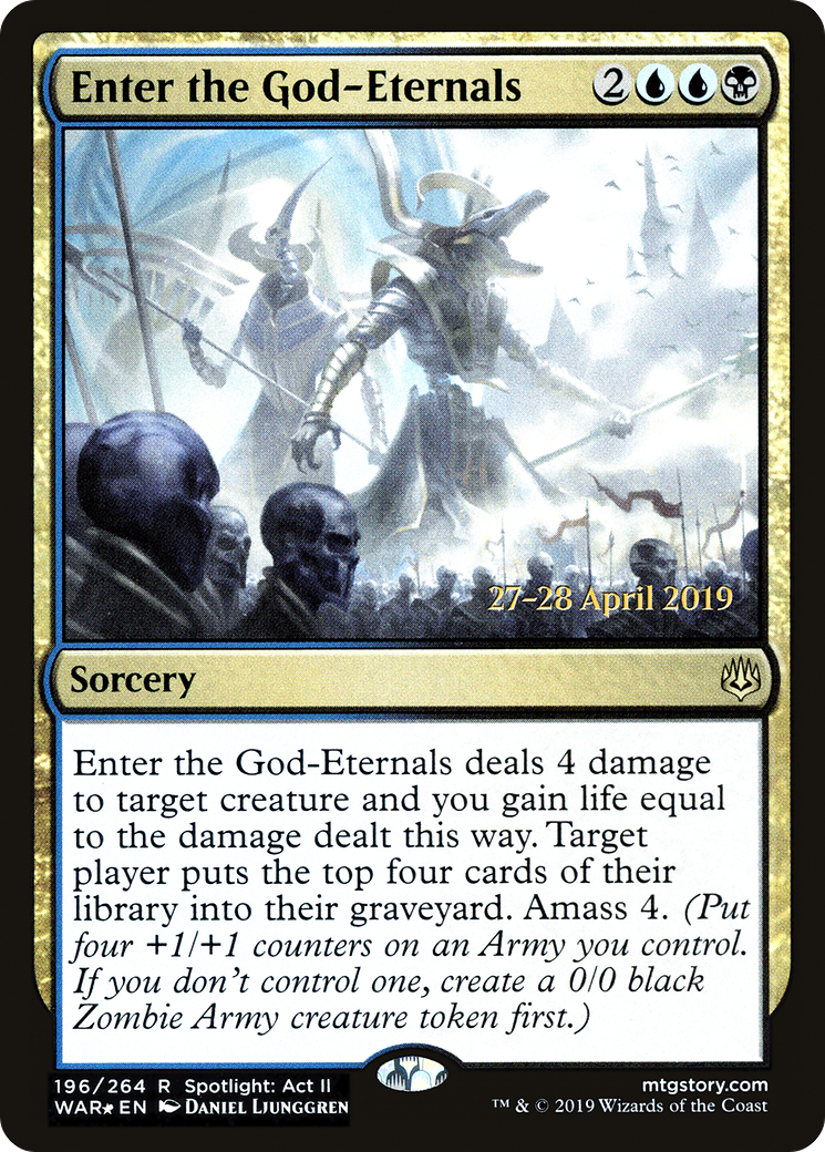 Enter the God-Eternals [War of the Spark Prerelease Promos]