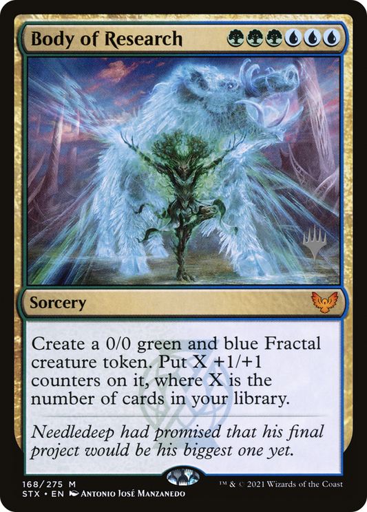 Body of Research (Promo Pack) [Strixhaven: School of Mages Promos] Foil