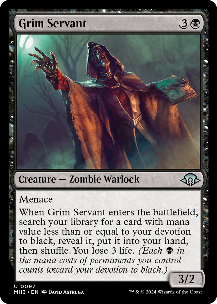 Grim Servant [Modern Horizons 3] | Silver Goblin