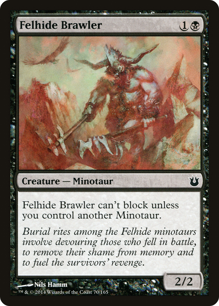 Felhide Brawler [Born of the Gods] Foil