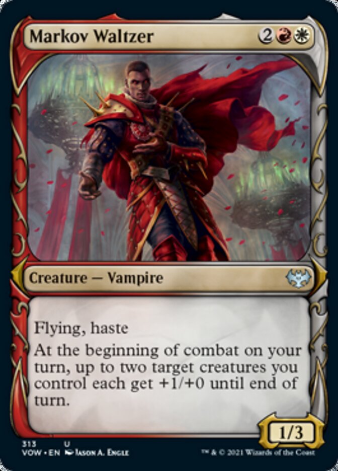 Markov Waltzer (Showcase Fang Frame) [Innistrad: Crimson Vow] | Silver Goblin