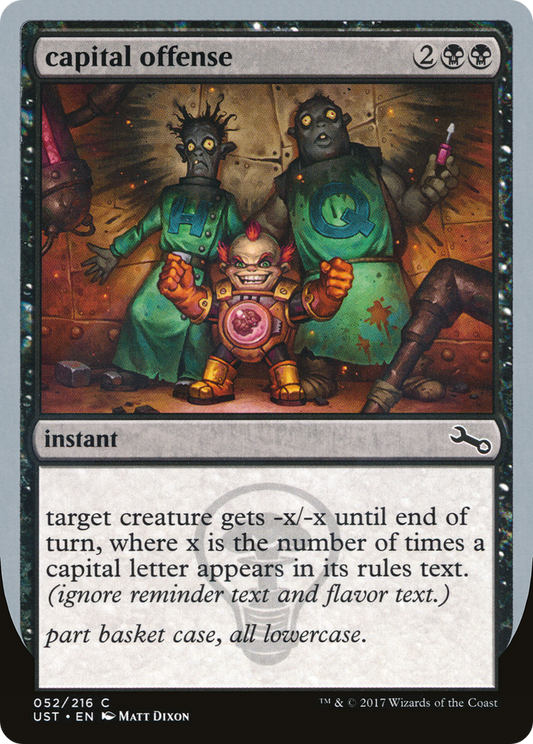 capital offense [Unstable] Foil