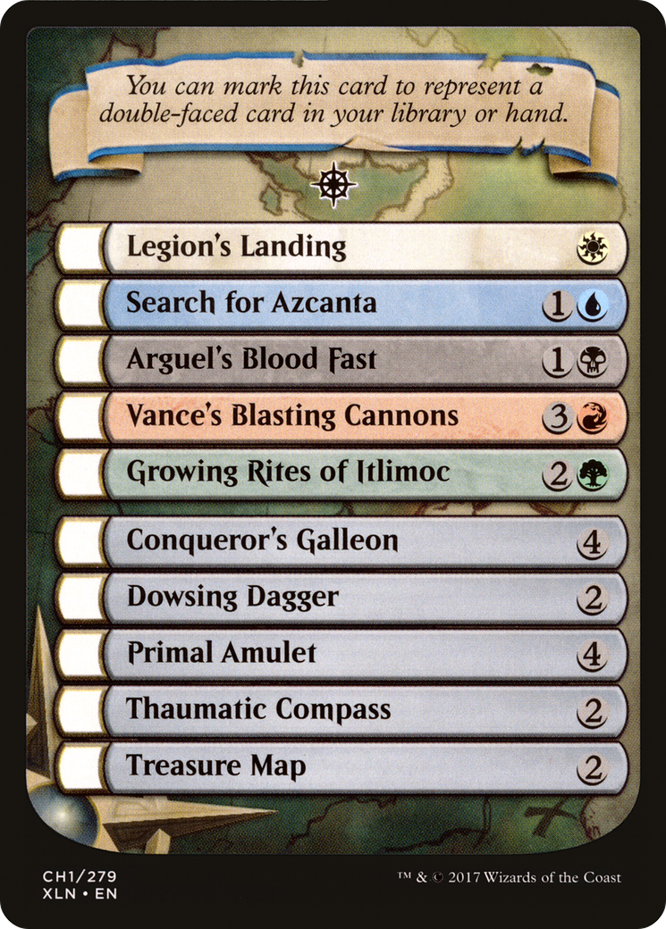 Checklist Card – Ixalan (CH1) - Ixalan Tokens