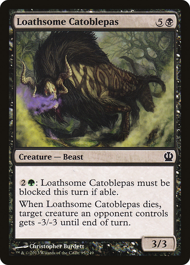 Loathsome Catoblepas [Theros] Foil