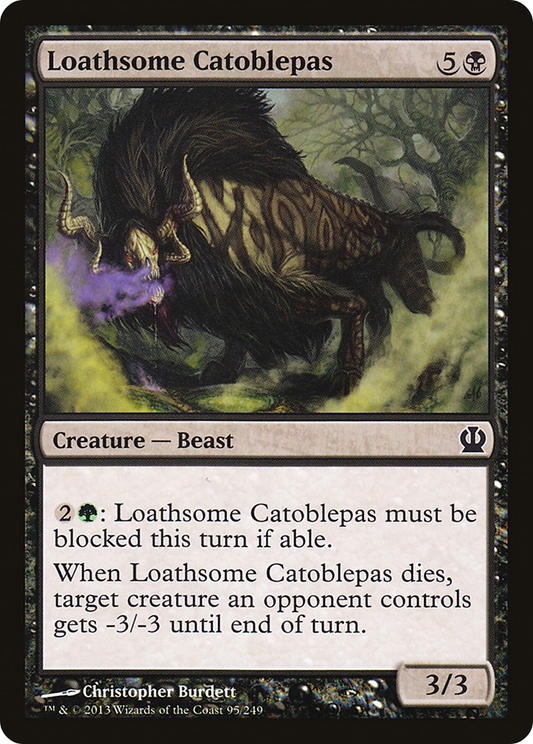 Loathsome Catoblepas [Theros] Foil