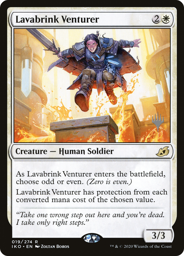 Lavabrink Venturer (Promo Pack) [Ikoria: Lair of Behemoths Promos] Foil