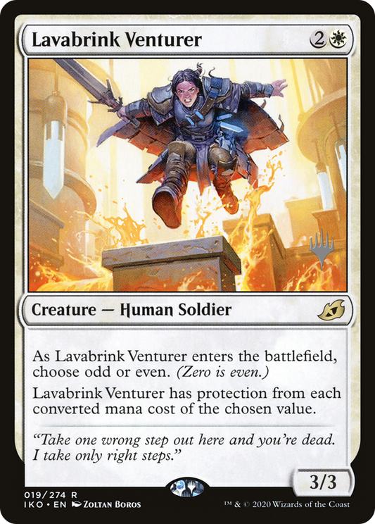 Lavabrink Venturer (Promo Pack) [Ikoria: Lair of Behemoths Promos] Foil